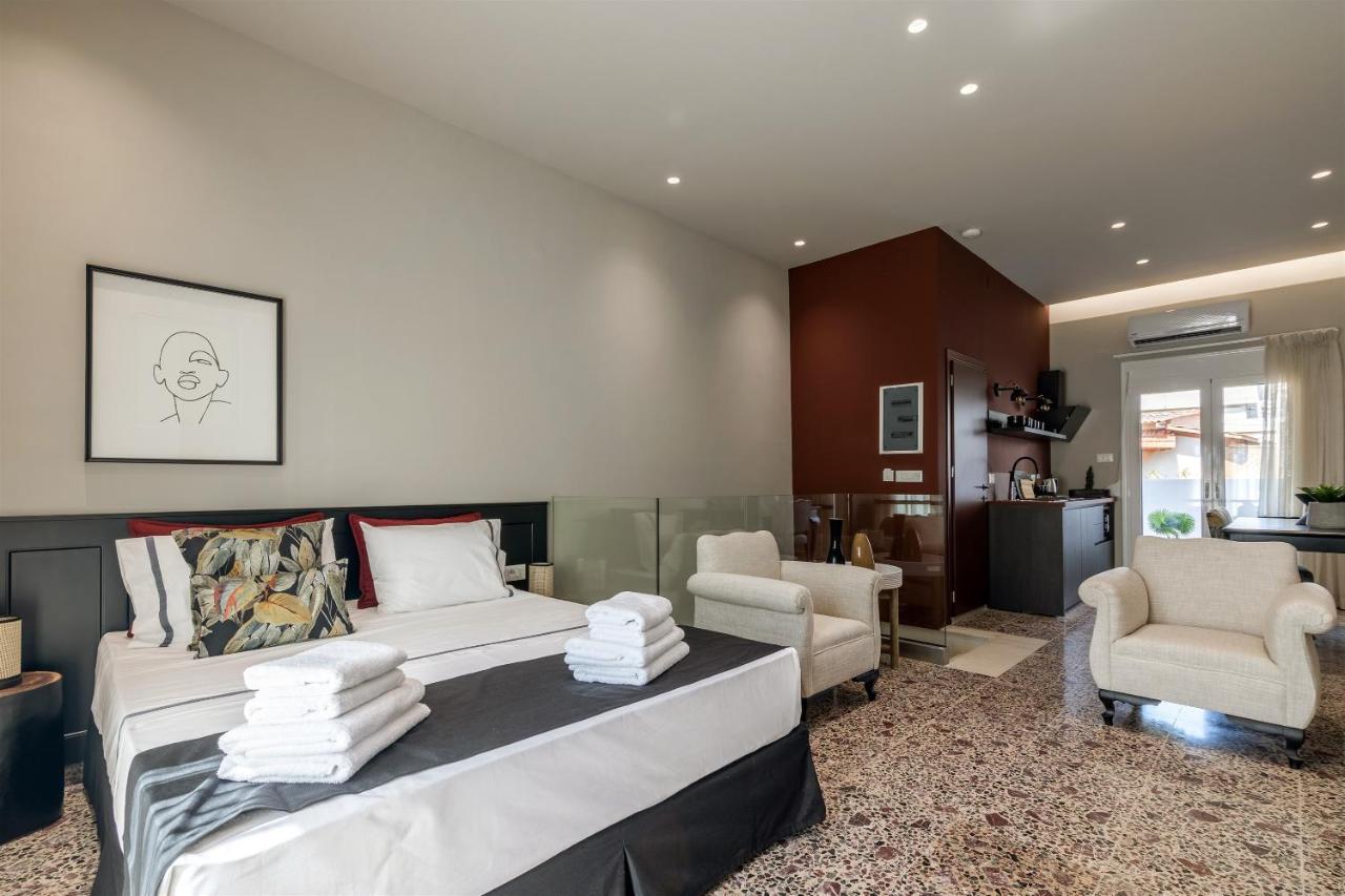 Andrews Luxury Suites Near The Airport Heraklion Exterior foto