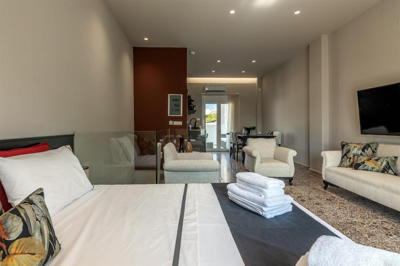 Andrews Luxury Suites Near The Airport Heraklion Exterior foto